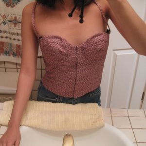 Chloe Sevigny x Opening Ceremony Floral Bustier